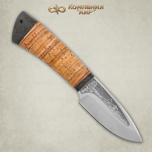 Нож разделочный "Добрый" (береста) 95х18