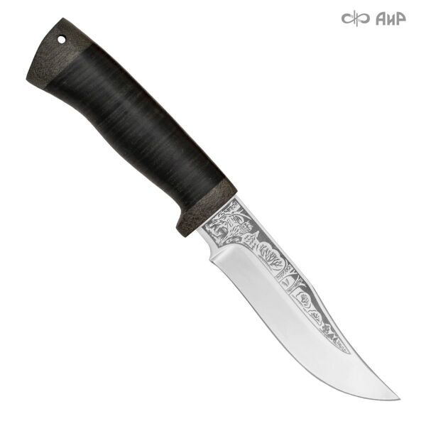 Нож туристический "Клычок-1" кожа,D2